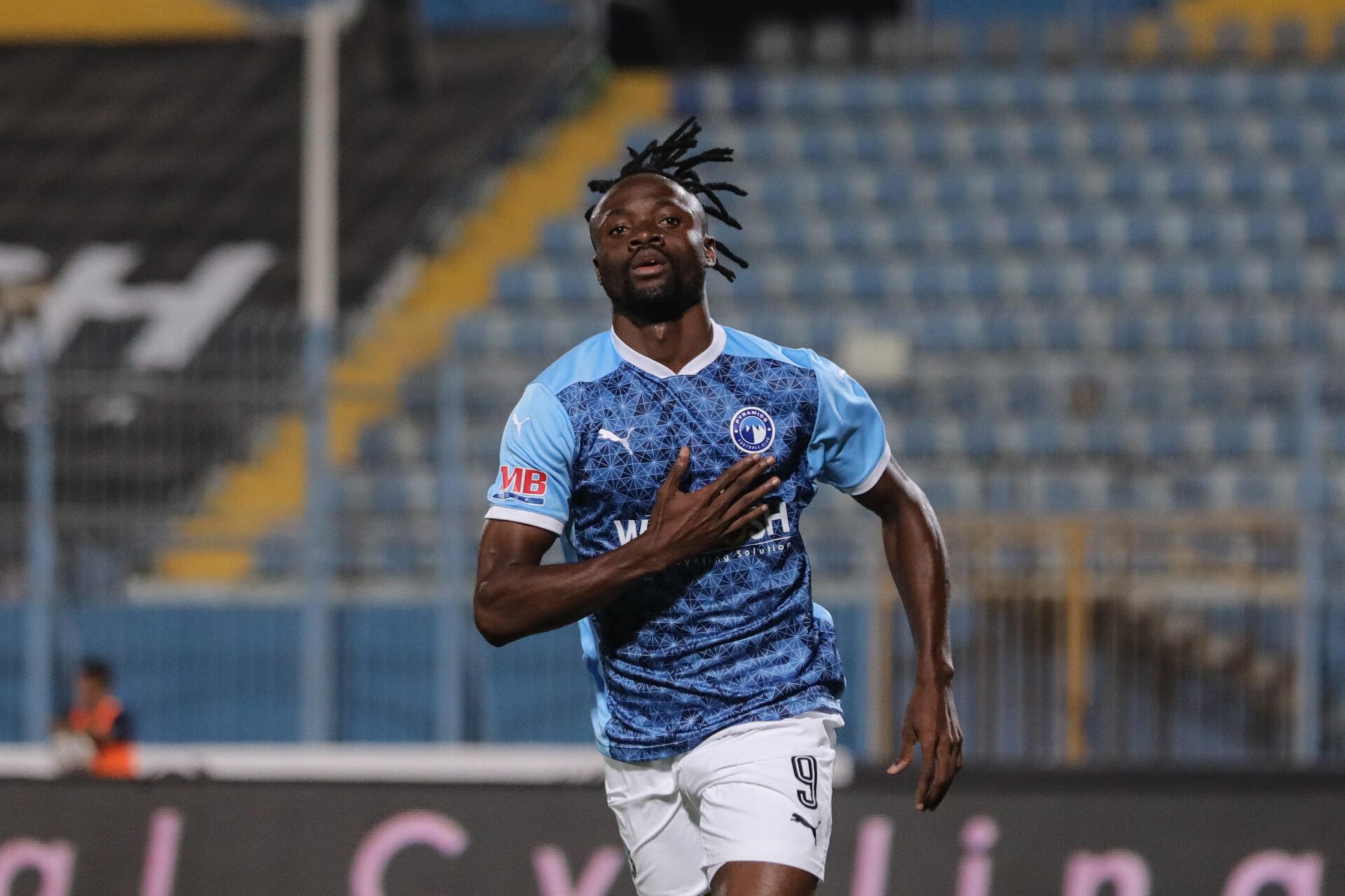 ماييلي أفضل لاعب في مباراة بيراميدز وانبي 
